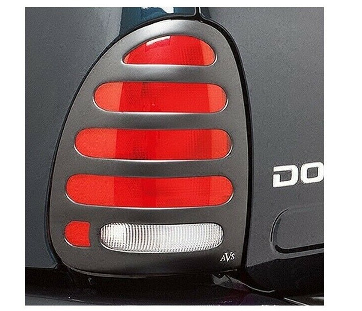 AVS Slots Black Taillight Guards For Chevy Blazer Sport Utility 2-Dr 92-94-36343