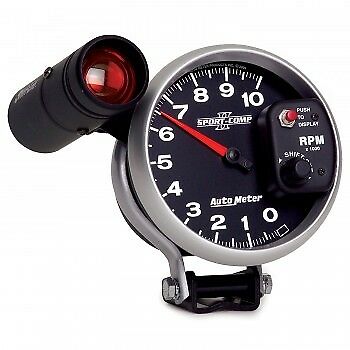 AutoMeter Sport-Comp II Tachometer 0-10,000 RPM - 3699