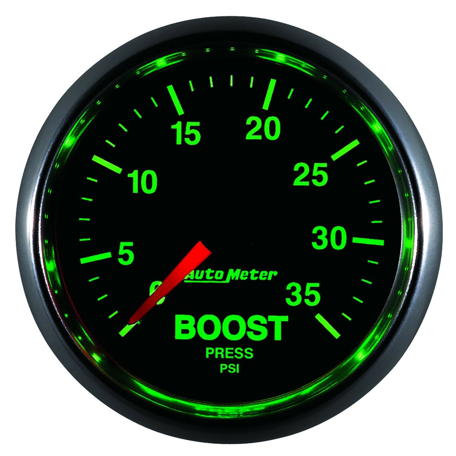 AutoMeter 0-35 PSI 2-1/16" GS Series Analog Boost Pressure Gauge - 3804