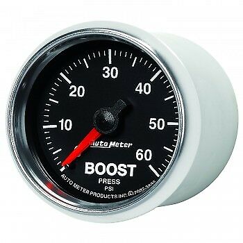AutoMeter GS Series Boost Pressure Analog Gauge 2-1/16" - 3805