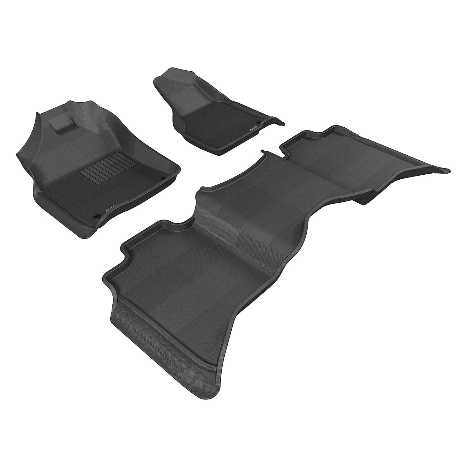 3D Mats Kagu Black Floor Liner Set For Dodge Ram 2012-2021 L1DG02001509