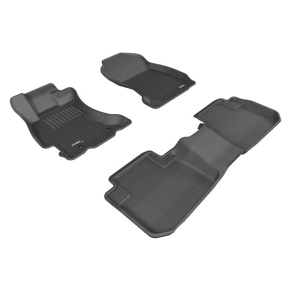 3D Mats Kagu Black Floor Liner Set For Subaru Forester 2014-2018 L1SB00901509