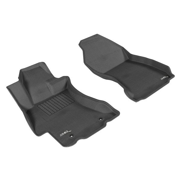 3D Mats Kagu Black Floor Liner Set For Subaru WRX 2015-2021 L1SB02001509