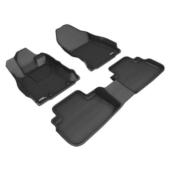 3D Mats Kagu Black Floor Liner Set For Subaru Forester 2019-2021 L1SB02401509