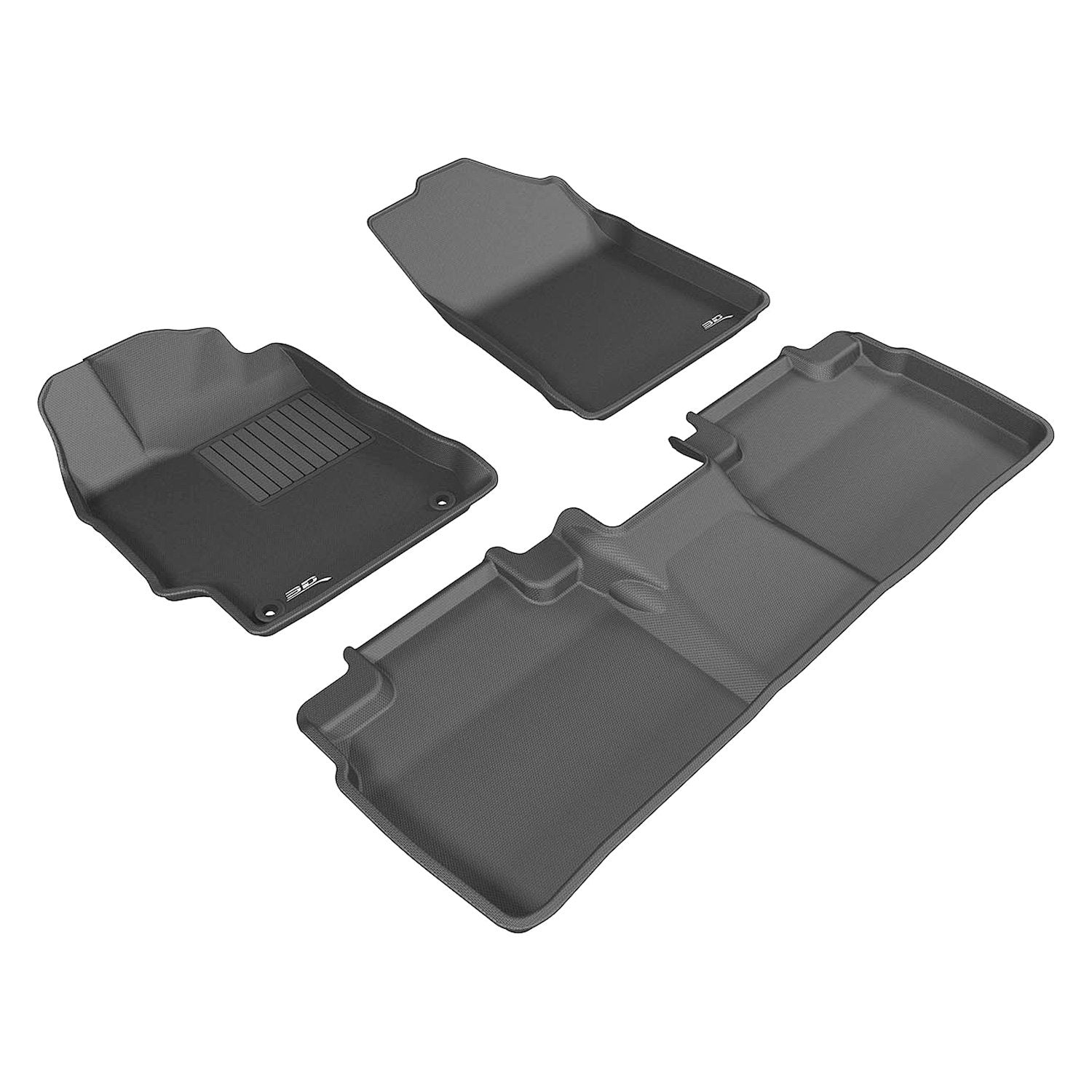 3D Mats Kagu Black Floor Liner Sets For Toyota Camry 2015-2017 L1TY17301509