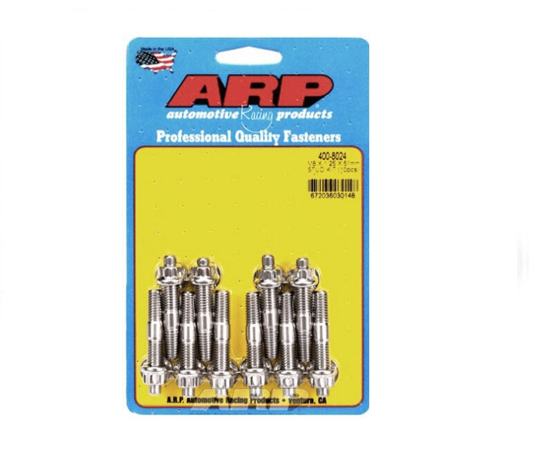 ARP Accessory Stud Kit M8 x 1.25 x 51mm broached (10 pieces) - 400-8024