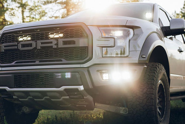 Rigid Industries D-Series Pro 3" 6x22W Combo LED Lights For 17-20 F-150 - 41610