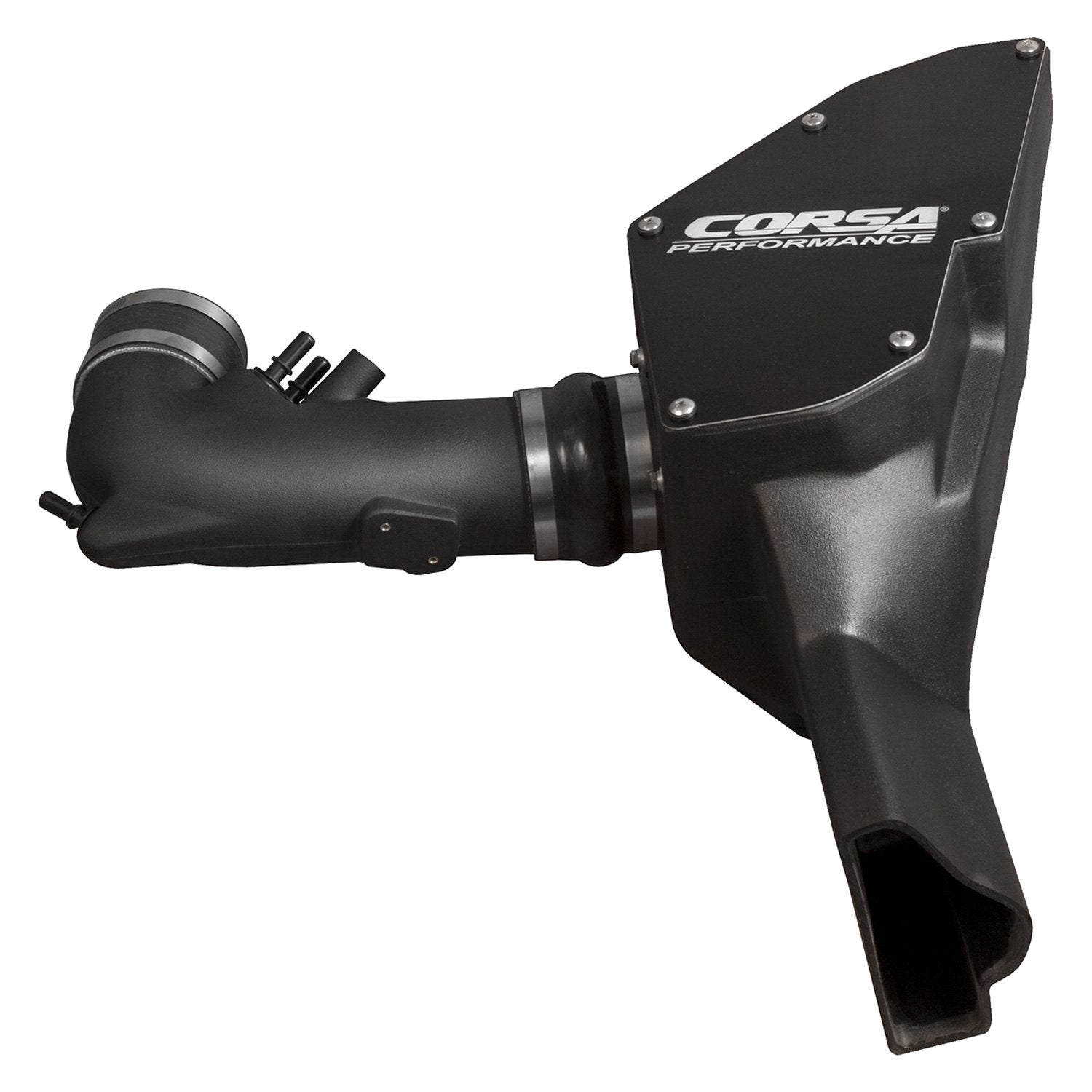 Corsa Closed Box Plastic Black Cold Air Intake System For Mustang 15-17 419950