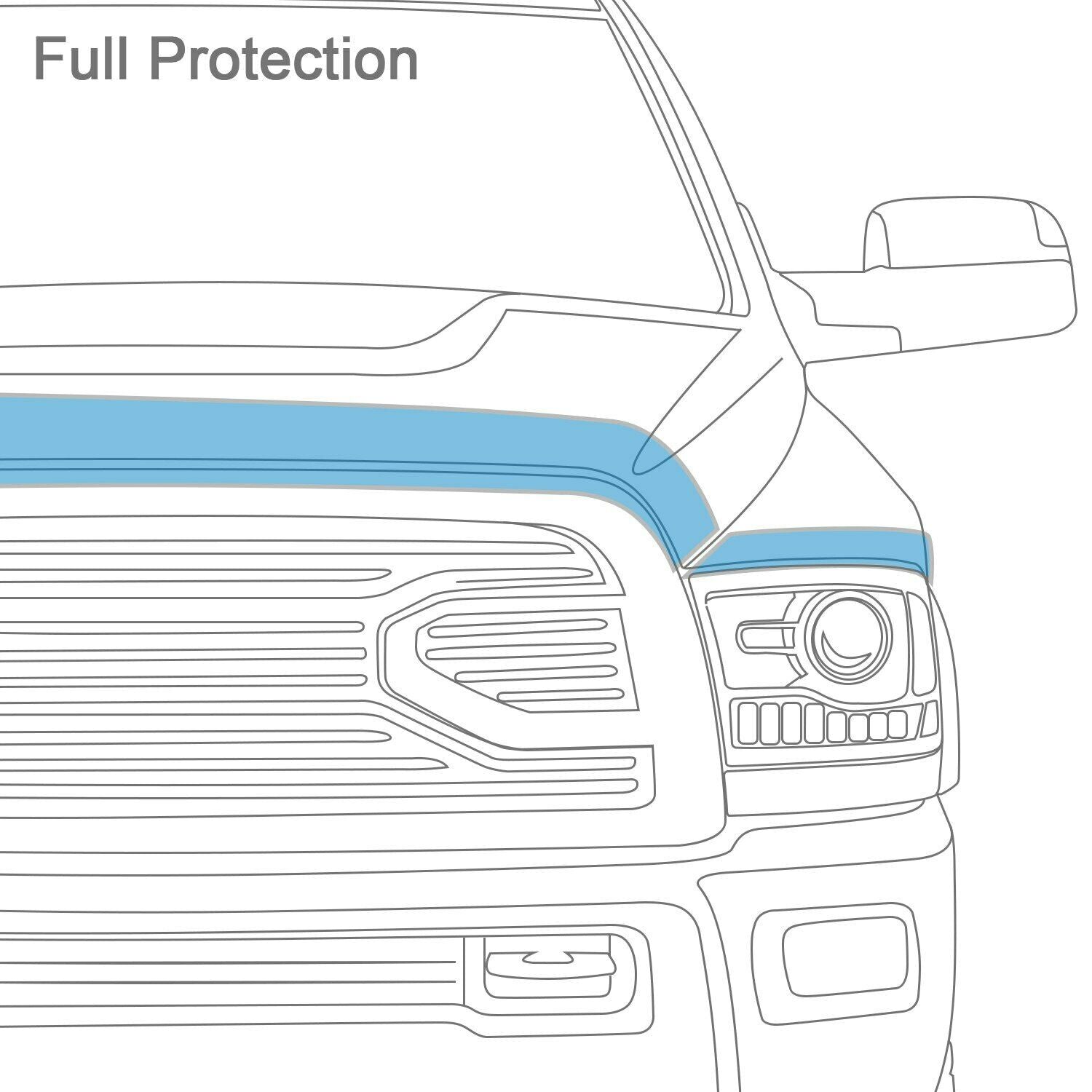 AVS Bugflector Smoke Hood Protector Shield For 08-10 Ford F-250 350 & 450  45056