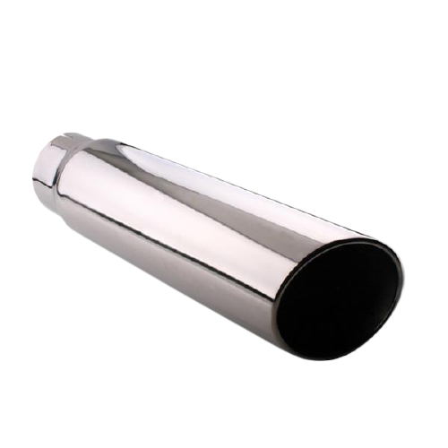 Diamond Eye Exhaust Tips Round Weld-On 304 Stainless Steel 15" Polished 4515RA