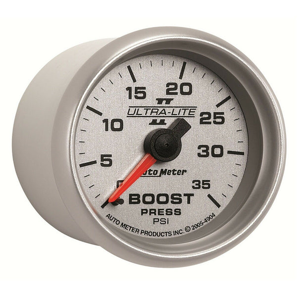 AutoMeter 0-35 PSI 2-1/16" Ultra-Lite II Analog Boost Pressure Gauge - 4904