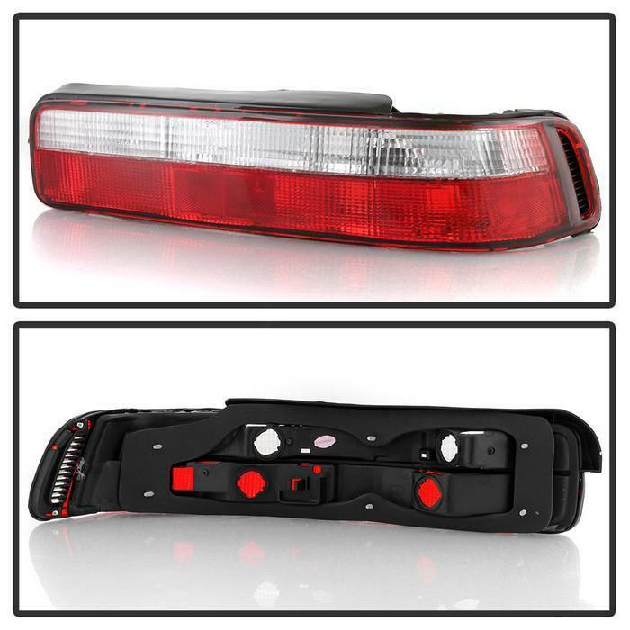 Spyder Auto Euro Style Red Clear Tail Lights For 90-93 Acura Integra 2Dr 5000187