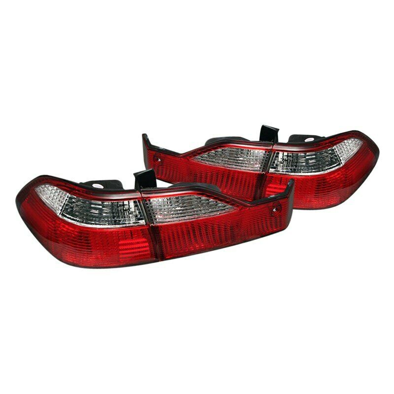 Spyder Auto Euro Style Red Clear Tail Lights for 98-00 Honda Accord 4Dr -5004352
