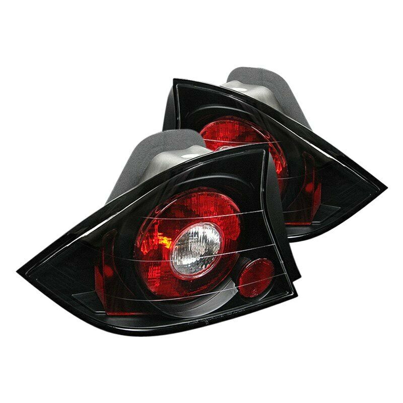 Spyder Auto Euro Style Black Tail Lights Fits 01-03 Honda Civic 2Dr - 5004369