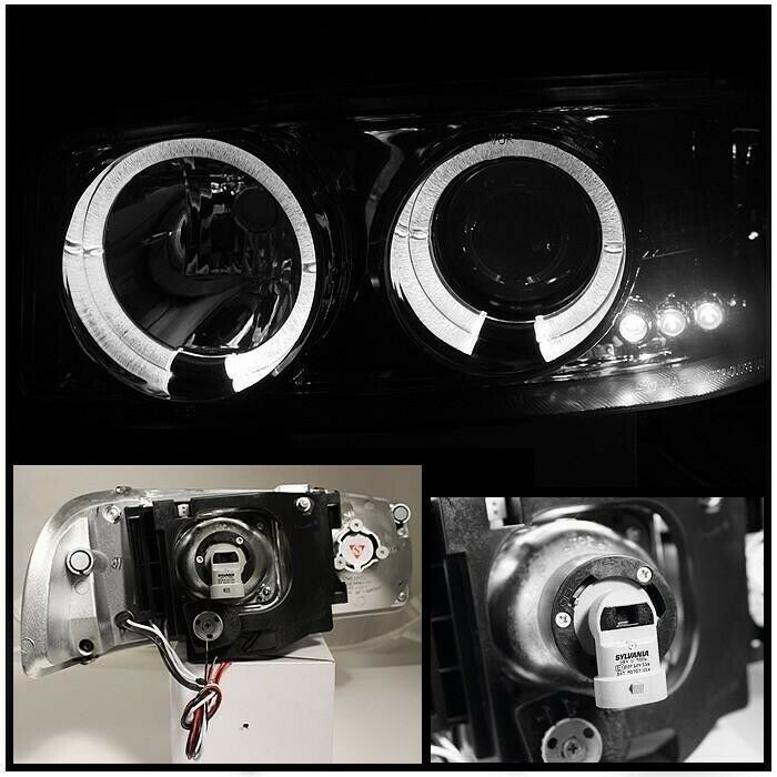 Spyder Auto Projector Chrome Smoke Headlights for 2006-2007 GMC Sierra - 5009371