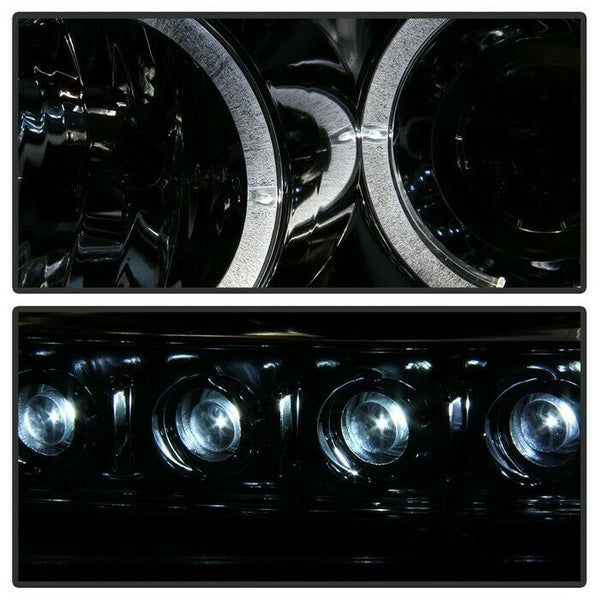 Spyder Auto Halo LED Projector Head Lights for 06-10 Dodge Charger - 5009753