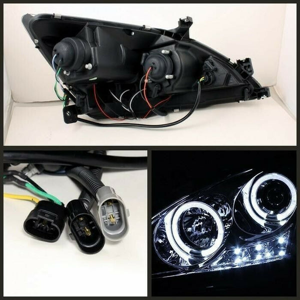 Spyder PRO-YD-?HA03-AM-C Projector Head Light For 03-07 Honda Accord - 5010643