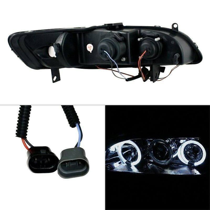 Spyder Auto LED Projector Chrome Head Lights For 98-02 Honda Accord - 5010735