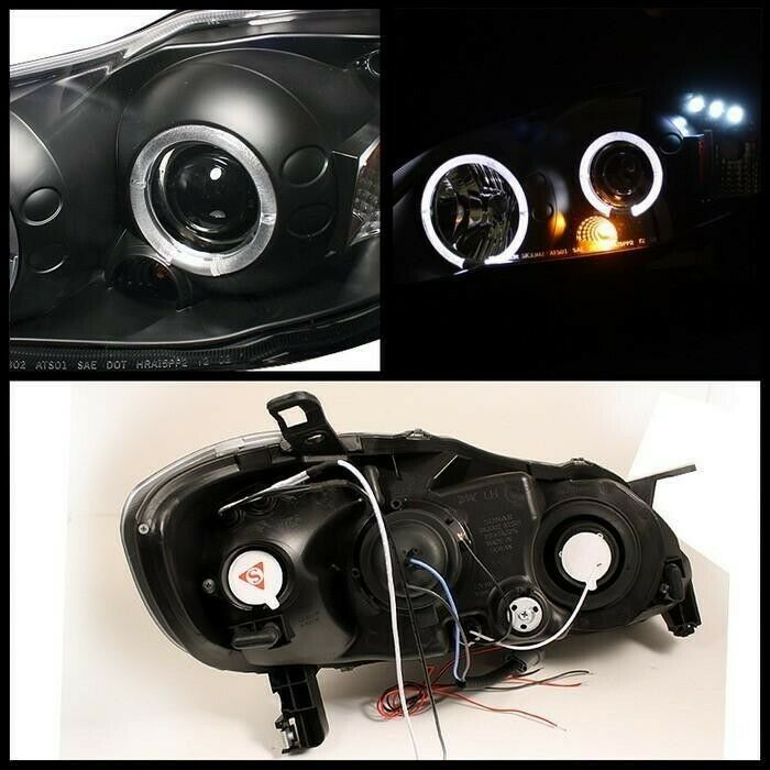 Spyder Auto LED Halo Projector Head Lights Fits 03-08 Toyota Corolla - 5011787