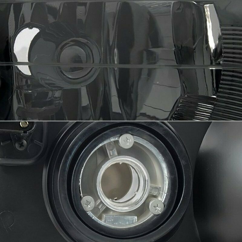 Spyder Amber Crystal Headlights Smoke For 02-05 Dodge Ram 1500 3500 - 5014757