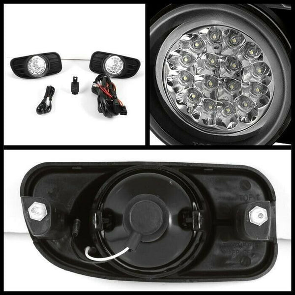Spyder Auto LED Fog Clear Lights w/Switch Fits 99-04 Grand Cherokee - 5015693