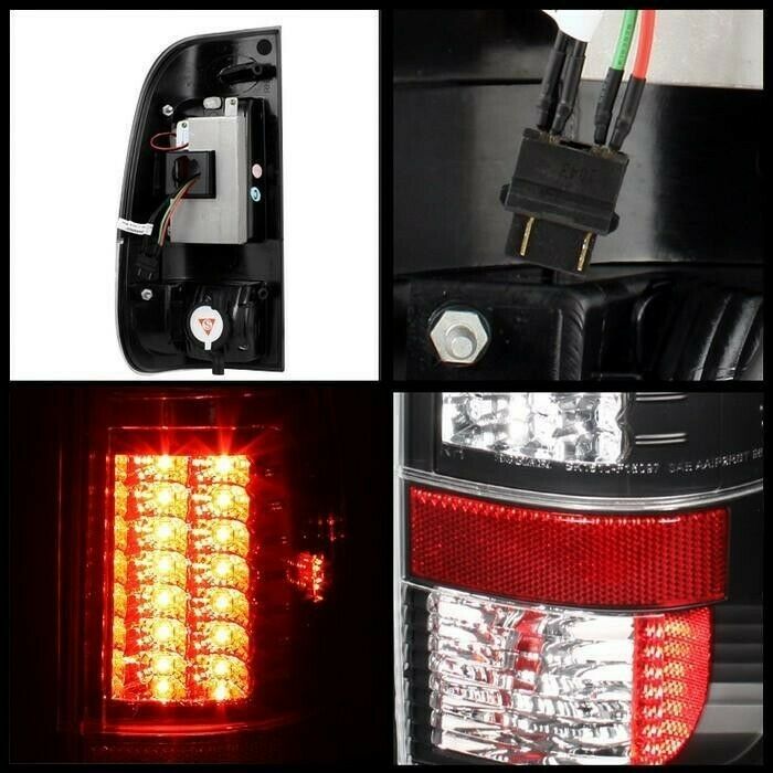 Spyder Auto ALT-YD-FF15097-LED-G2-BK Version 2 LED Black Tail Lights - 5029133