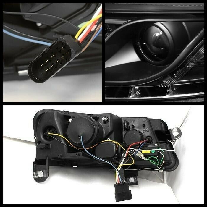 Spyder Auto Halogen Projector Black Head Lights Fits 05-07 Audi A6 - 5029416