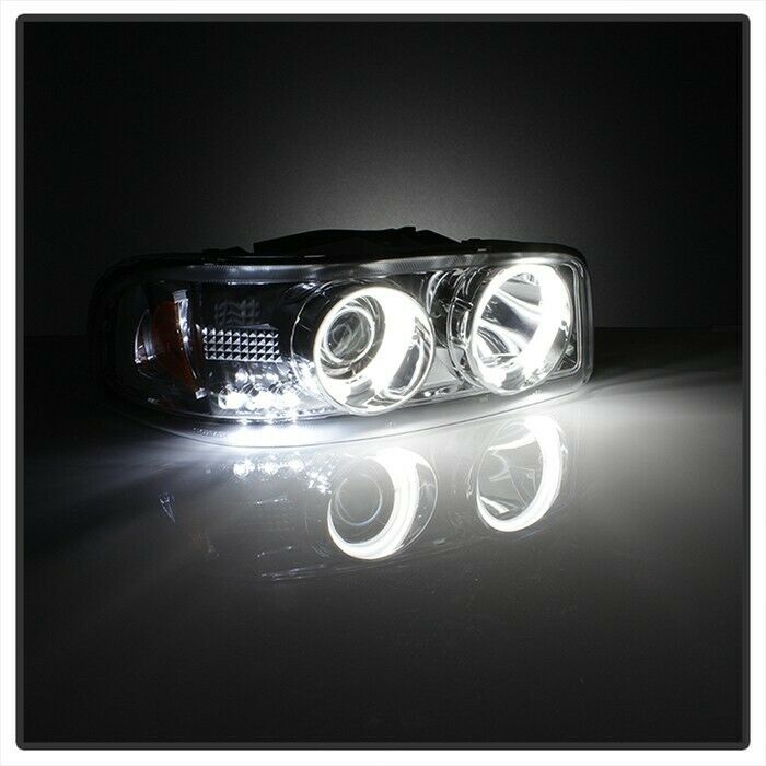 Spyder Auto Halo CCFL Projector Head Lights Fits GMC Sierra/Yukon - 5030016
