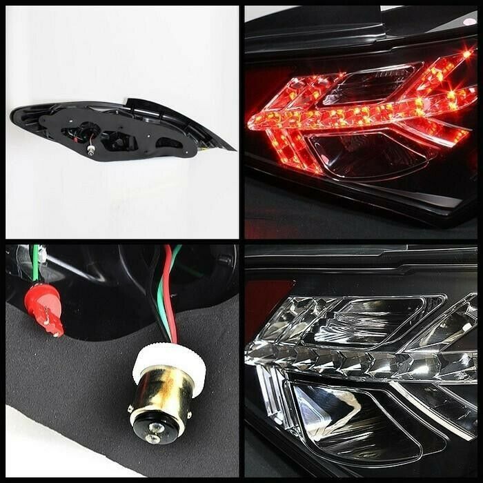 Spyder Auto LED Black Tail Lights Fits 10-12 Hyundai Genesis 2Dr - 5034304