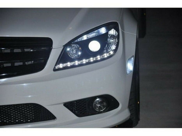Spyder Auto Black Projector Head Lights For 08-11 Mercedes Benz C-Class  5042262