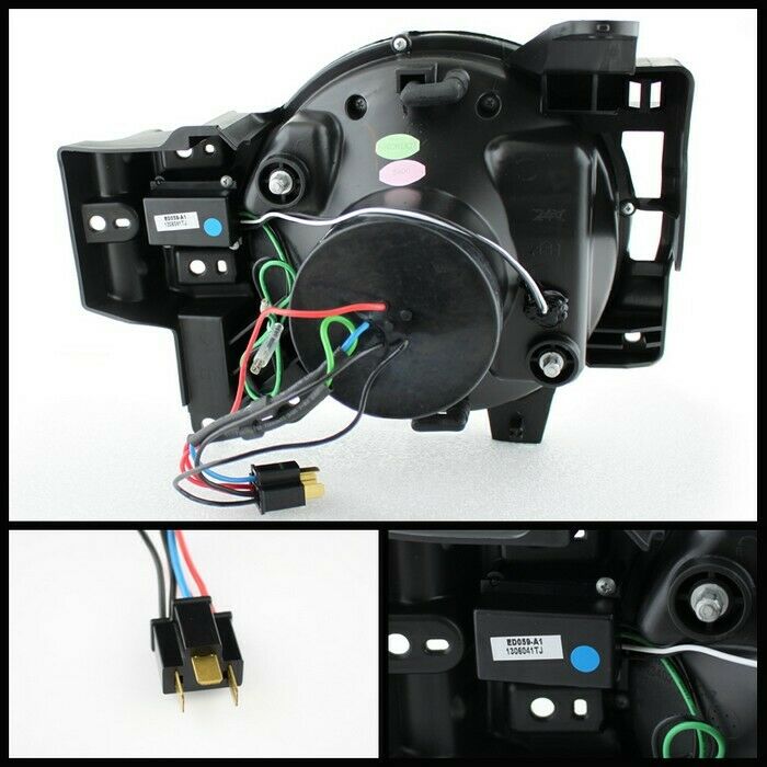 Spyder Auto Halogen Projector Head Lights Fits 07-14 Toyota FJ Cruiser - 5075314