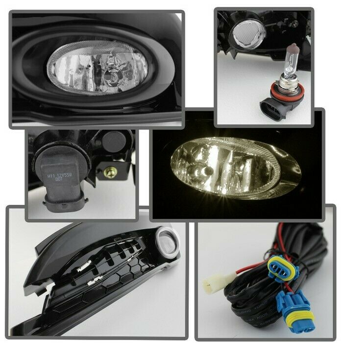 Spyder Auto OEM Clear Fog Lights W/Switch Fits 13-15 Honda Civic 4dr - 5077745