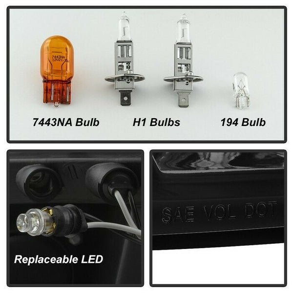 Spyder Auto 5078308 Halo LED Projector Headlights Fits 06-13 Impala Monte Carlo