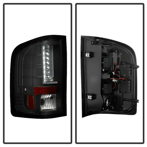 Spyder Auto 5081766 LED Tail Lights (Black) Fits 07-13 Chevy Silverado
