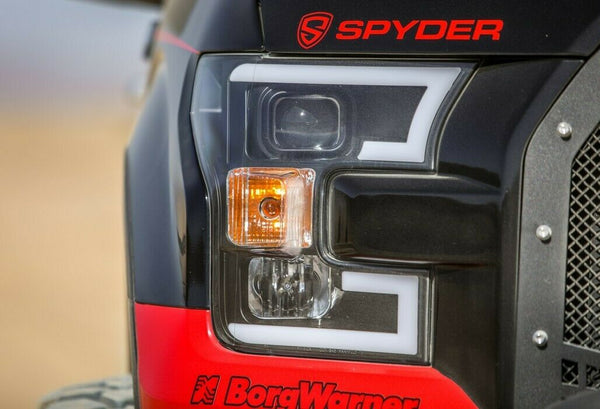 Spyder Auto Black Projector Head Lights Fits 2015-2017 Ford F-150 - 5083531