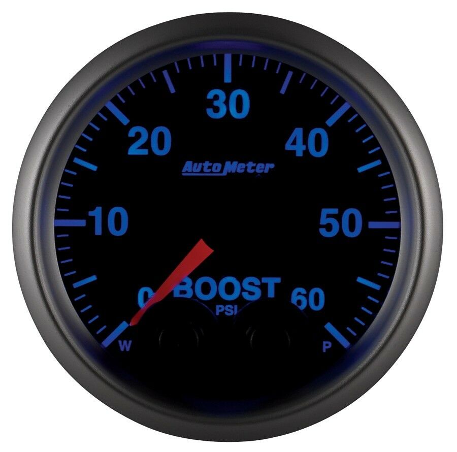 AutoMeter Elite Series Analog Boost Pressure Gauge 0-60 PSI - 5670