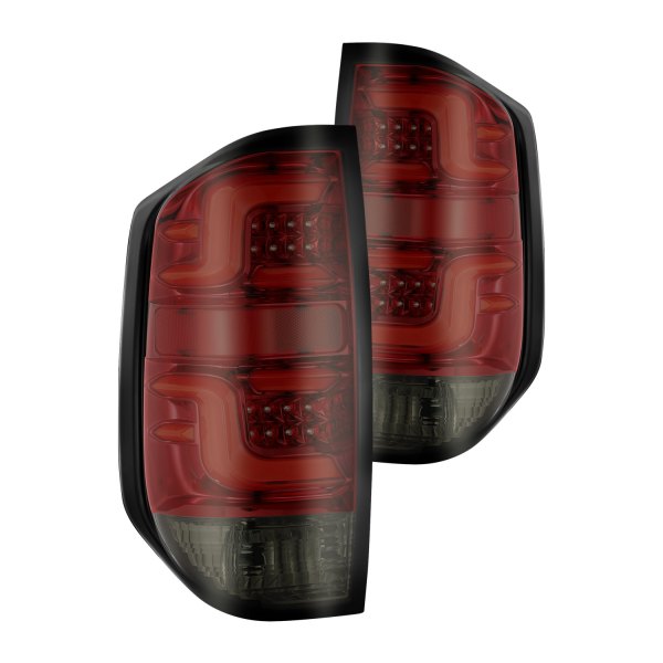 AlphaRex Red/Smoke Fiber Optic LED Tail Lights For Toyota Tundra 14-21 672020