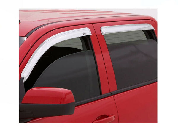 AVS Rain Guards 4Pc Chrome Window Vent Visor For 10-17 Chevrolet Equinox  684166