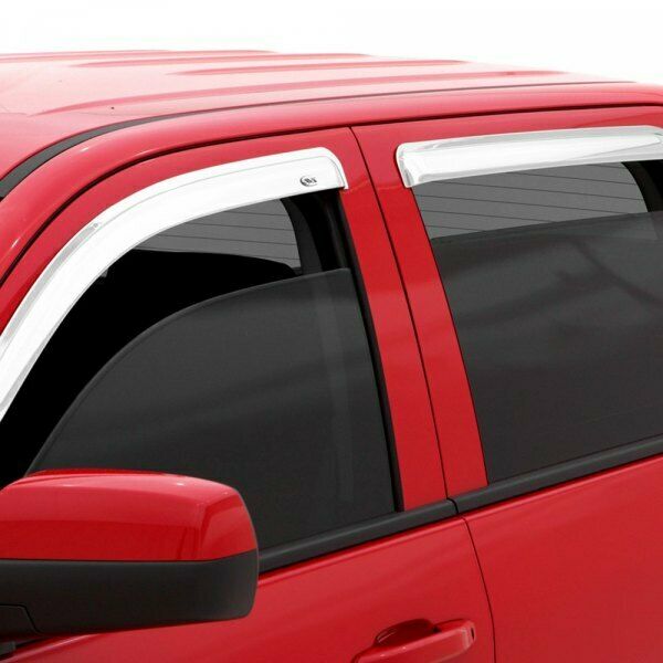 AVS Chrome Side Window Deflectors For Ford&Lincoln&Mercury l4 V6 06-12 - 684550