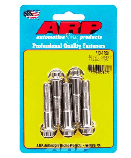 ARP Sae Bolt Kit Polished 3/8 in.-24 RH Thread - 713-1750