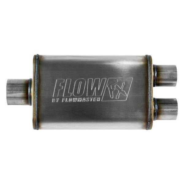 Flowmaster Flow FX Moderate Sound Muffler w/ 3" Center In/ 2.5" Dual Out - 72198