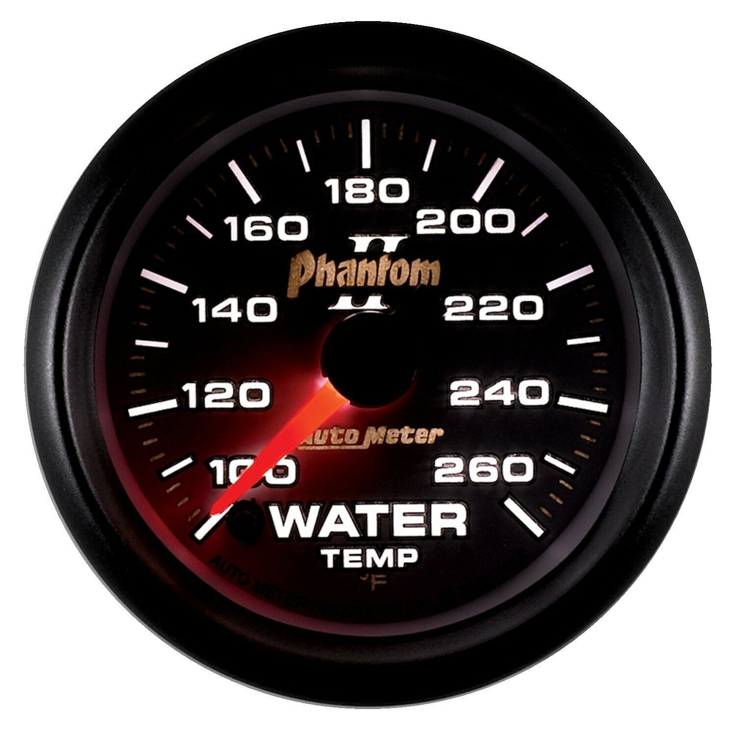 AutoMeter Phantom II Analog Water Temperature Gauge  2-1/16" - 7555