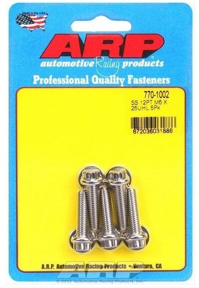ARP M6 x 1.00 25mm UHL Metric Thread Bolt Kit - 770-1002