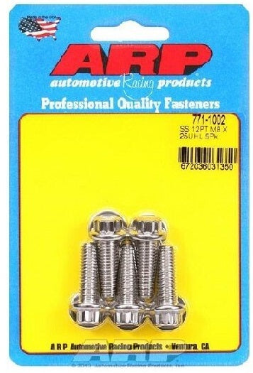 ARP Metric Thread Bolt Kit M8 x 1.25 25mm UHL - 771-1002