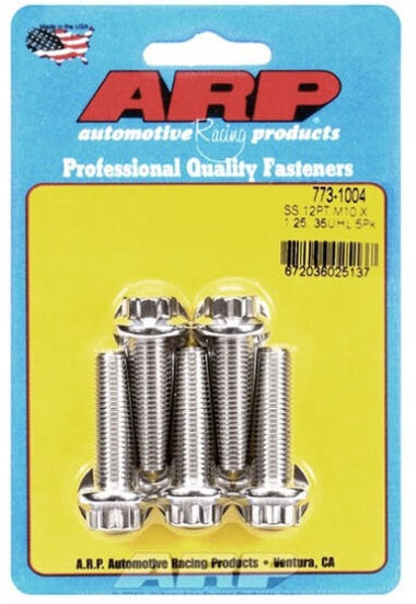 ARP Metric Thread Bolt Kit ARP Stainless M10 x 1.25 35mm UHL Kit -773-1004