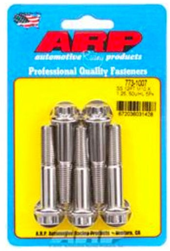 ARP Metric Thread Bolt Kit 12-point Polished M10 x 1.25  (Set of 5) - 773-1007