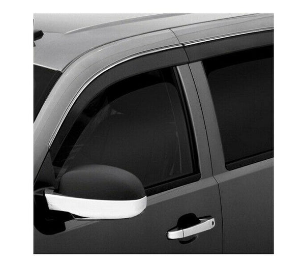 AVS Matte Black Side Window Deflectors For GMC Canyon Crew Cab 2015-2020- 774049
