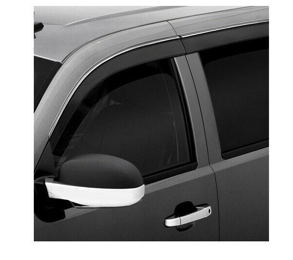 AVS Smoke Chrome Trim Side Window Deflectors For Toyota Camry 2015-2017 - 794025