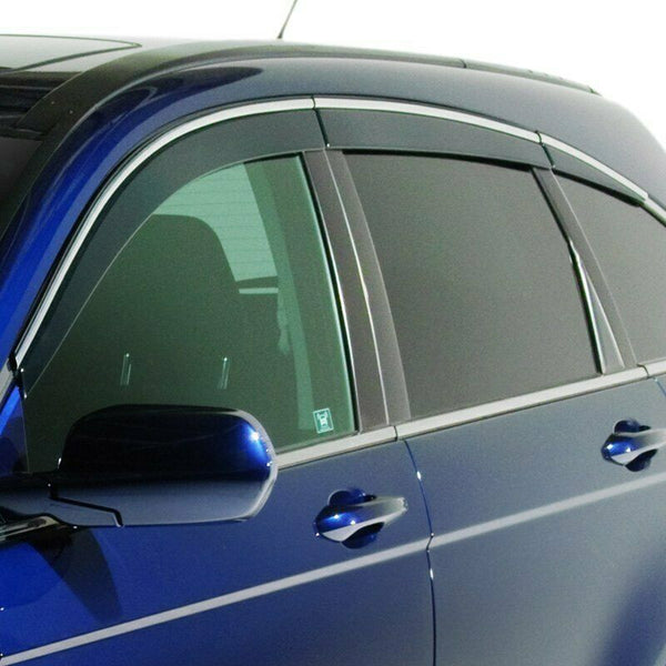 AVS 6-Pc Smoke Side Window Deflectors For Honda CR-V 2.4L 2007-2011 - 796002