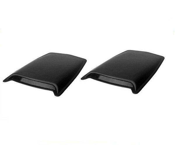 AVS Large Black 2-Piece Hood Scoop with Smooth Black Finish - 80001